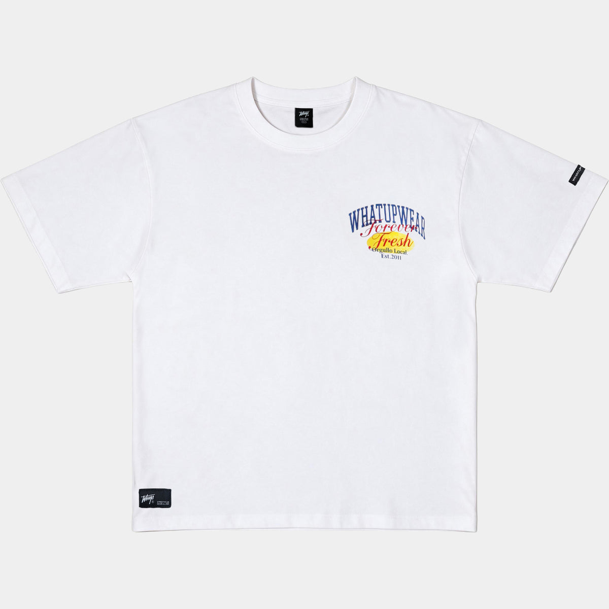 Polera WhatUp Oversize Box Forever Fresh Blanco