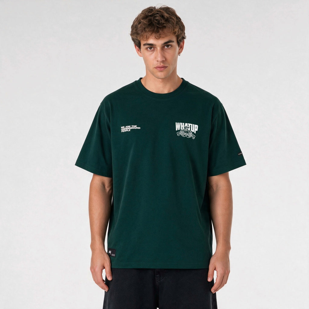 Polera WhatUp Oversize Box Dreamers Verde