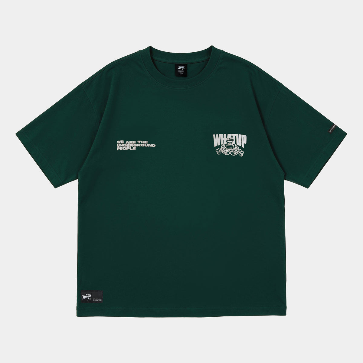 Polera WhatUp Oversize Box Dreamers Verde