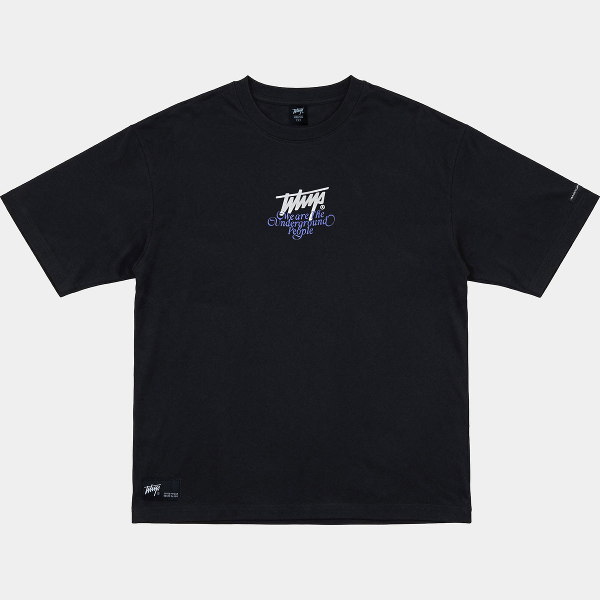 Polera WhatUp Oversize Box Cherry Dice Negro