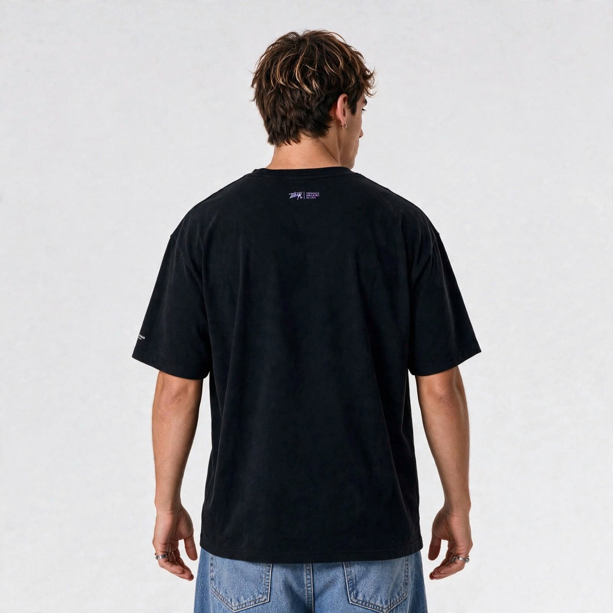 Polera WhatUp Oversize Box GOAT Negro