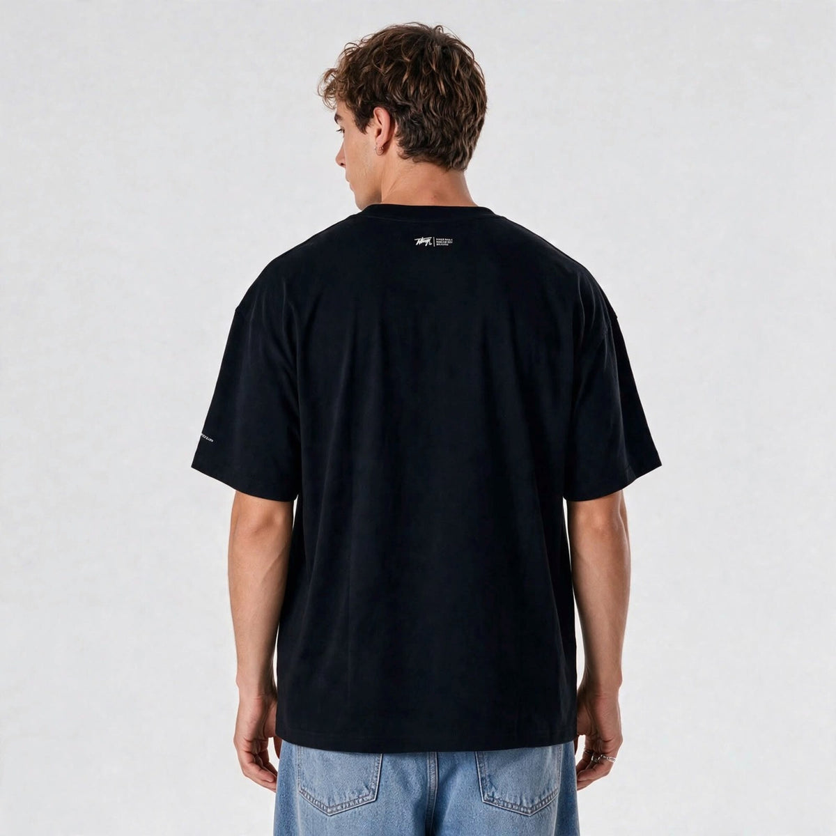 Polera WhatUp Oversize Box Passion Keychain Negro