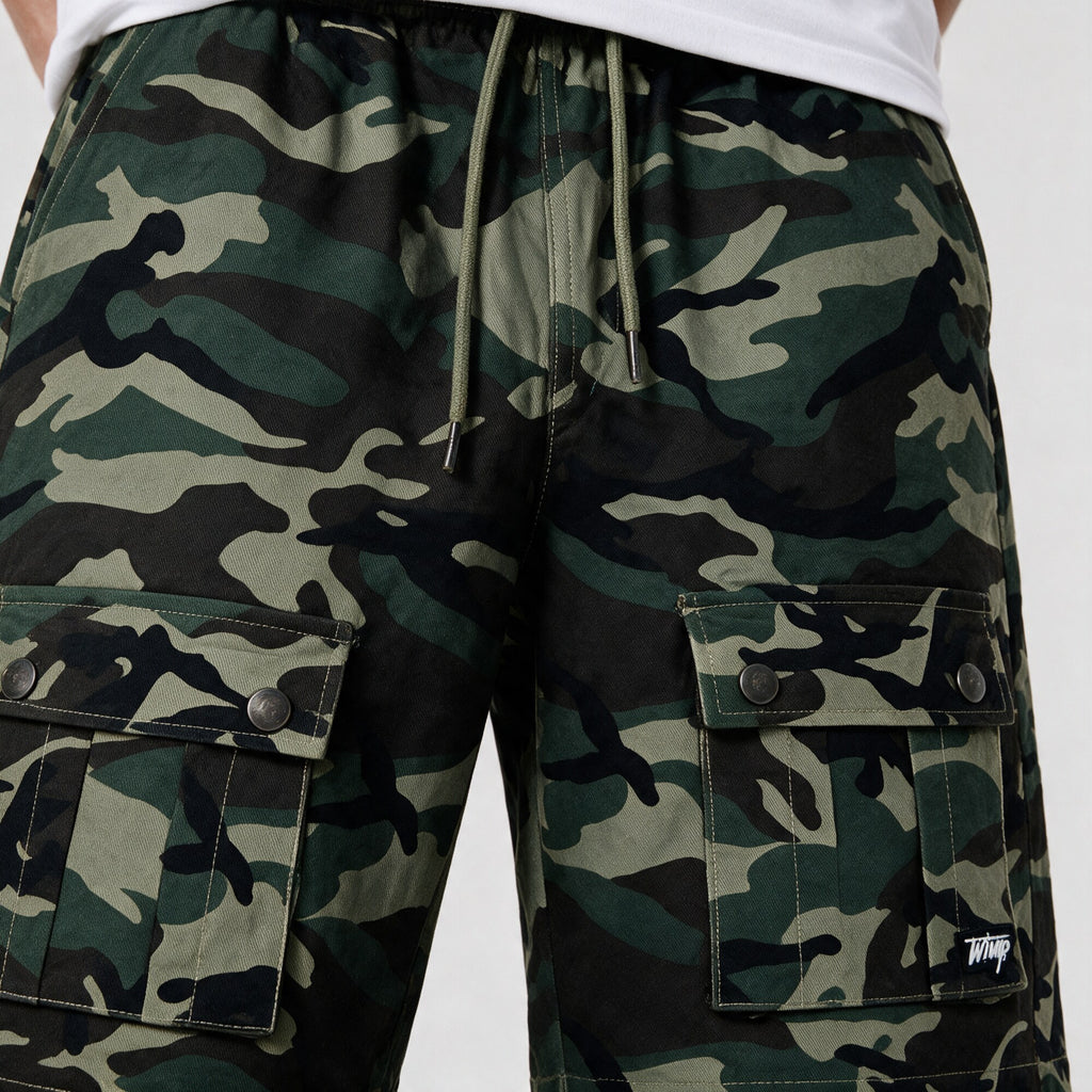 Short Jort WhatUp Gabardina Camo Verde