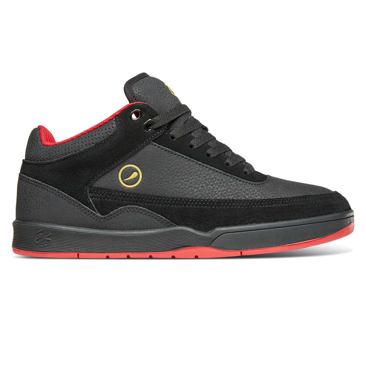Zapatilla Men Stylus Mid Black Red image 0