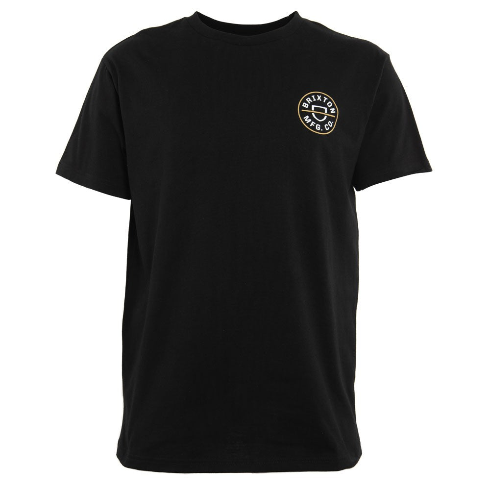 Polera Men Black Shield Logo image 0