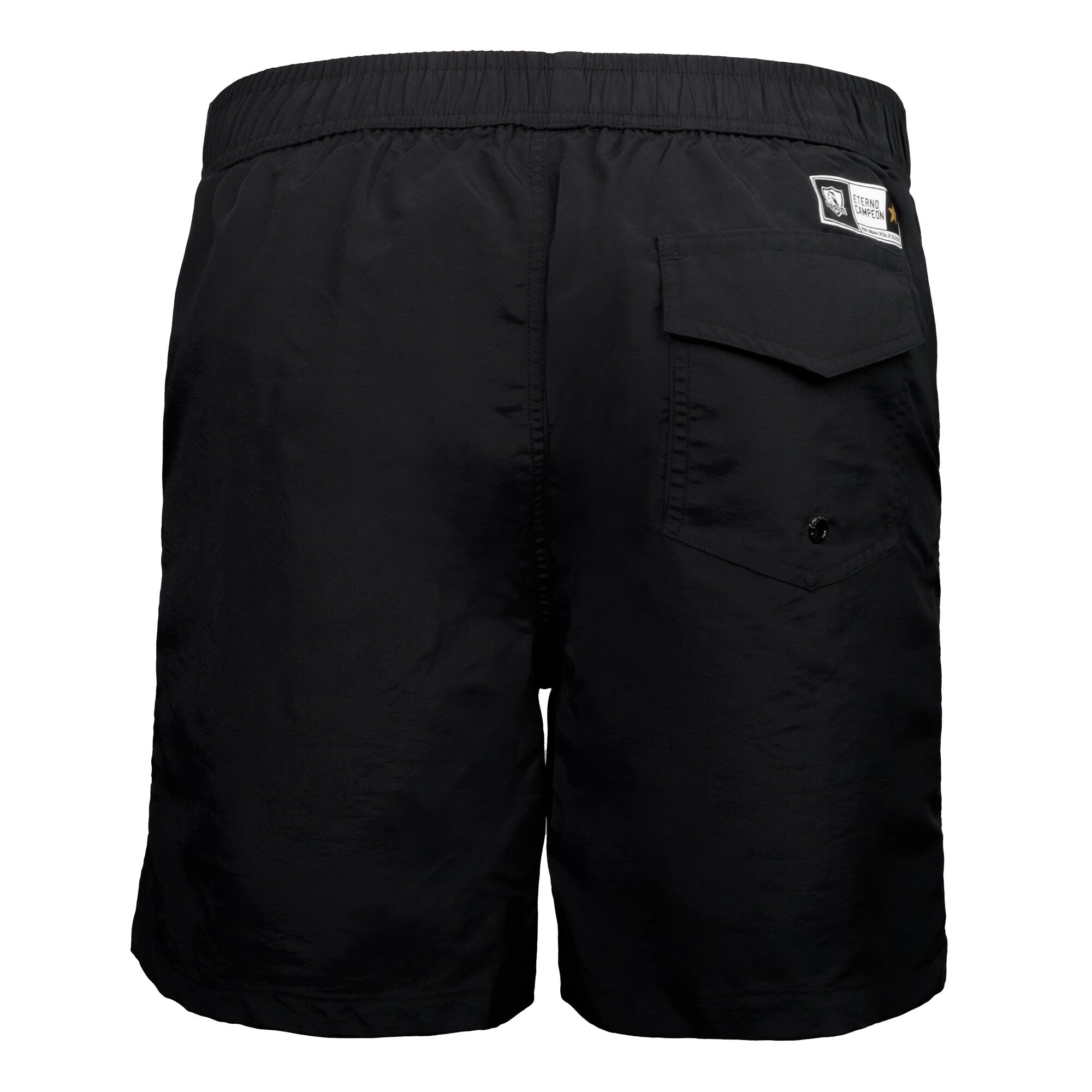 Short Colo Colo Urbano All Black Shield White Red