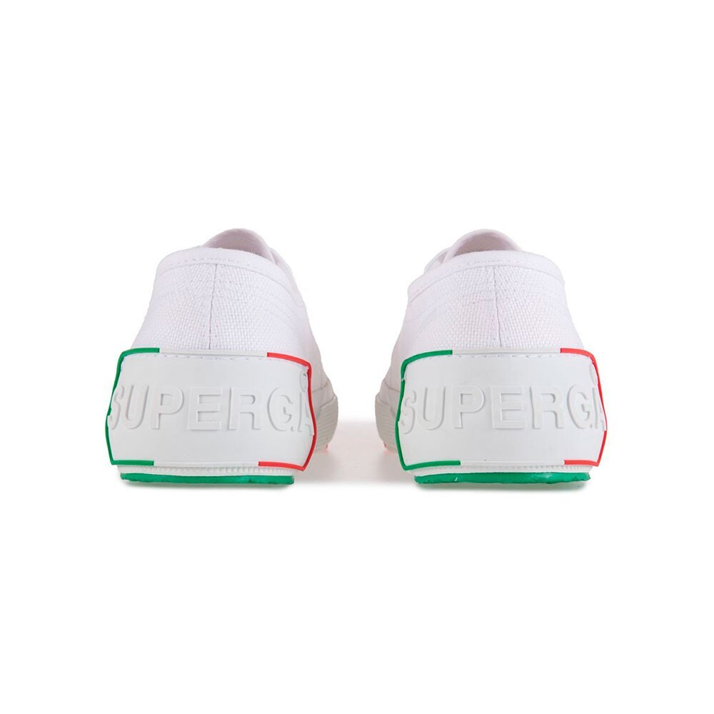 Zapatilla 2750 BIG RUBBER PATCH White Italy Flag Superga