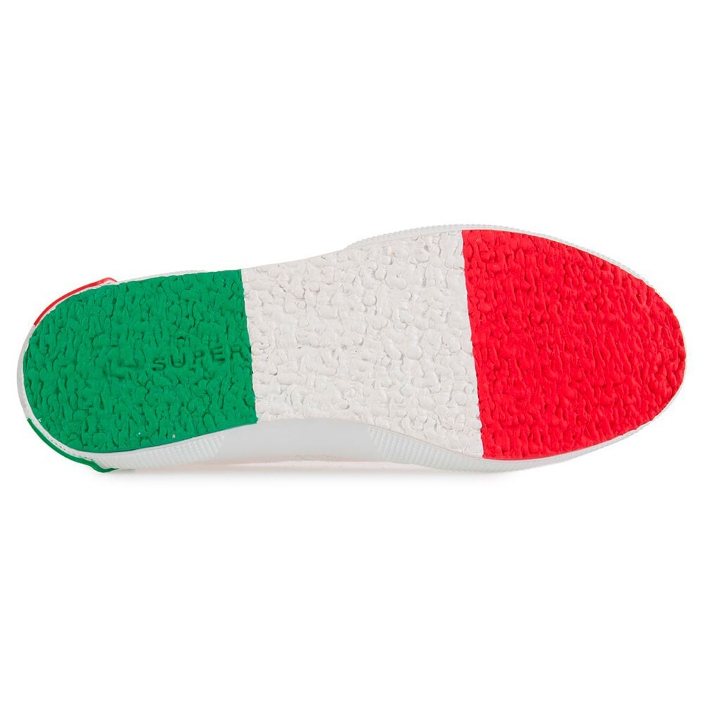 Zapatilla 2750 BIG RUBBER PATCH White Italy Flag Superga
