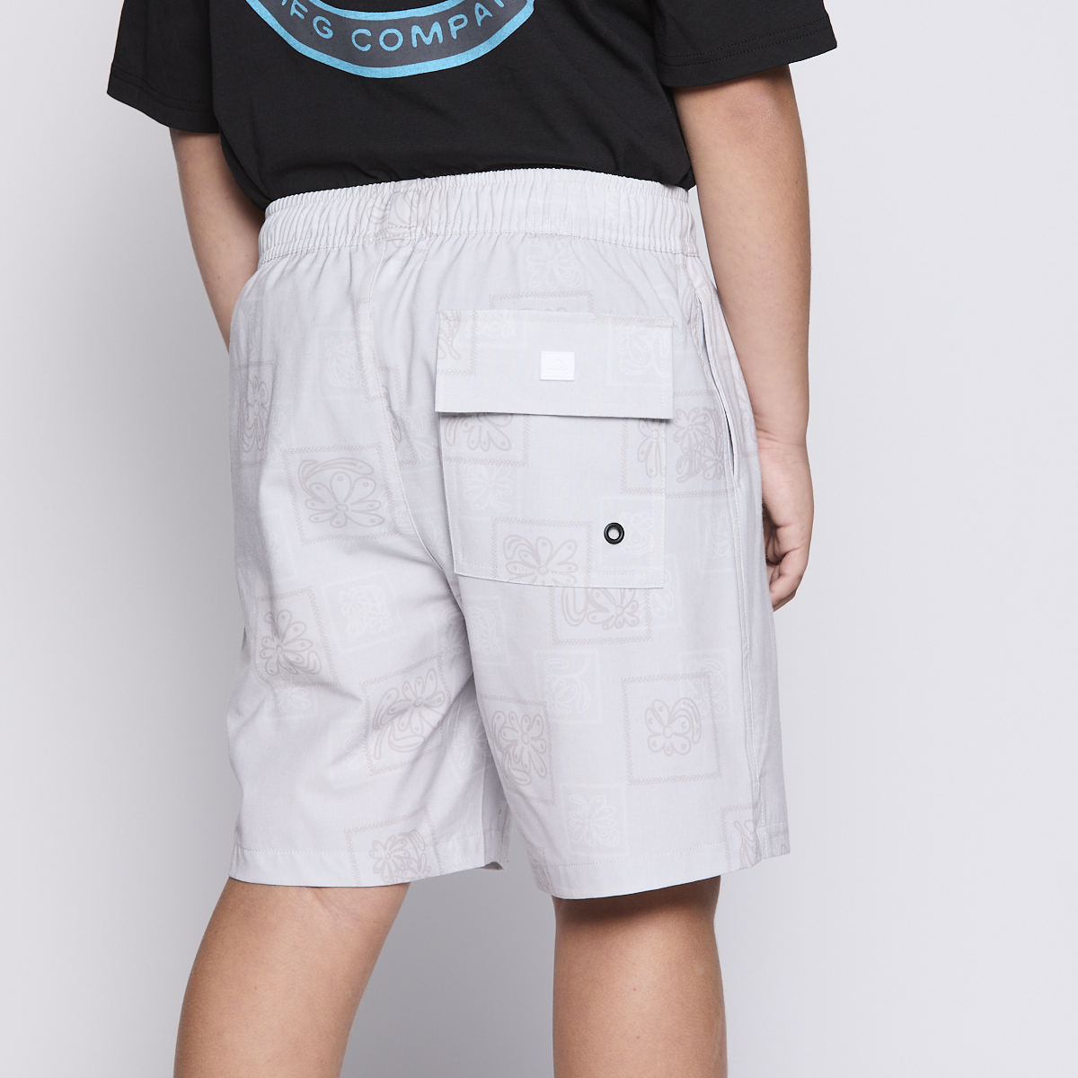 Traje de Baño Reef Kids Grey Flowers