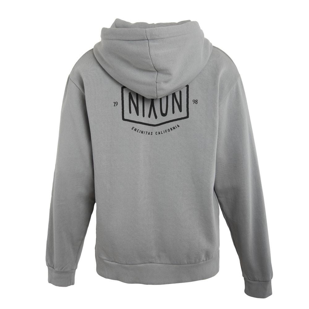 Poleron Men Full Zipper Light Grey Double Logo