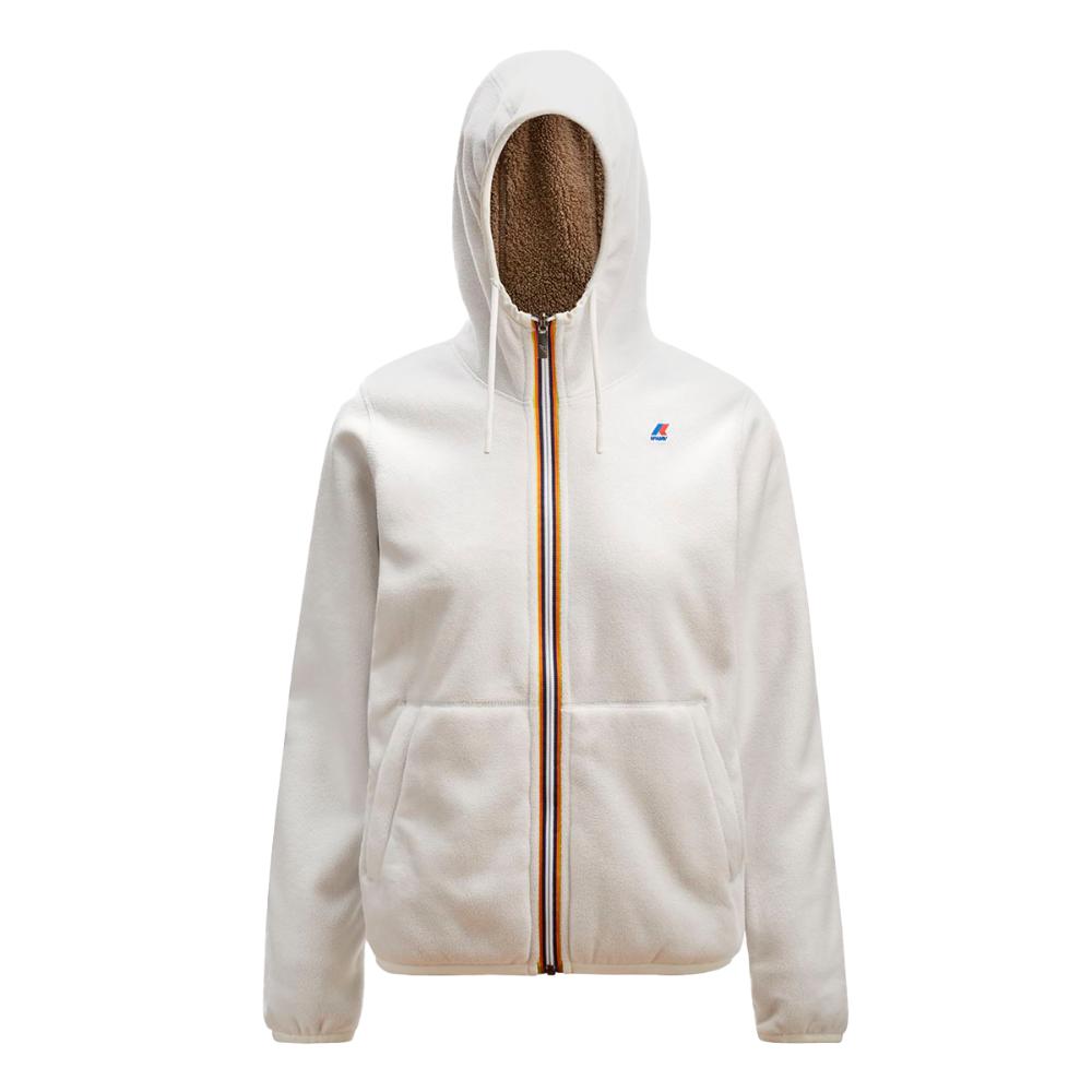 Polerón Lily Polar Reversible White Milk Beige Taupe