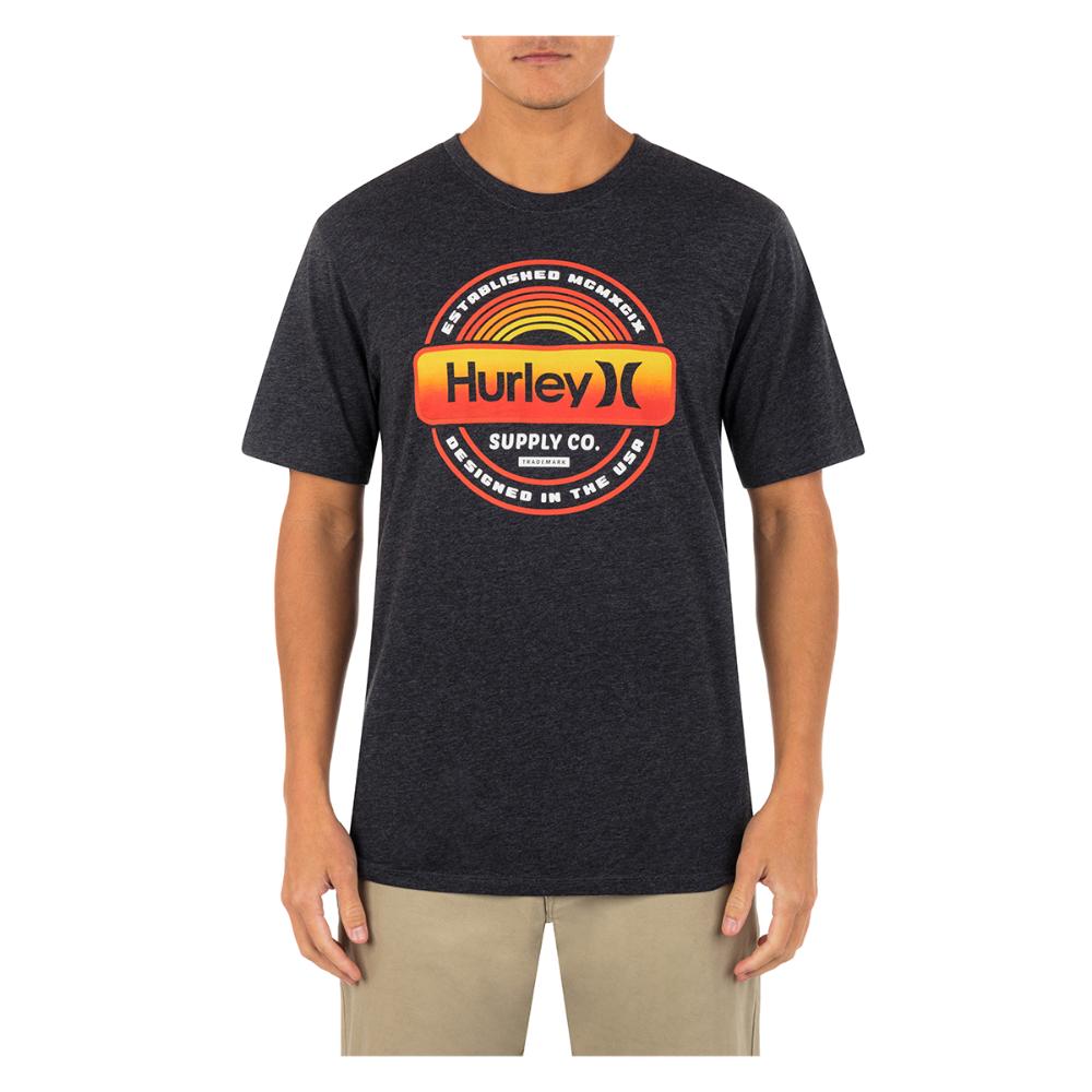 Polera Everyday Label Black Heather Grey