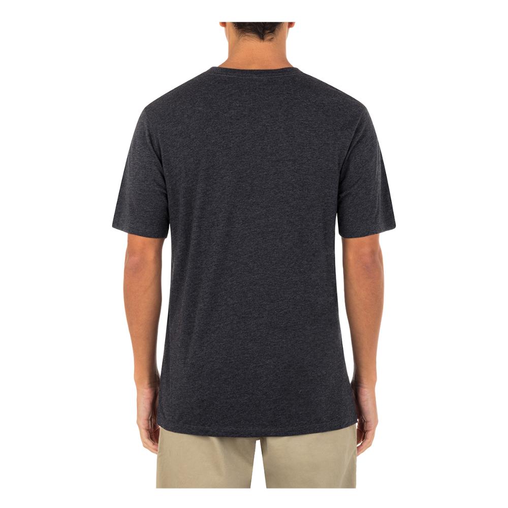Polera Everyday Label Black Heather Grey