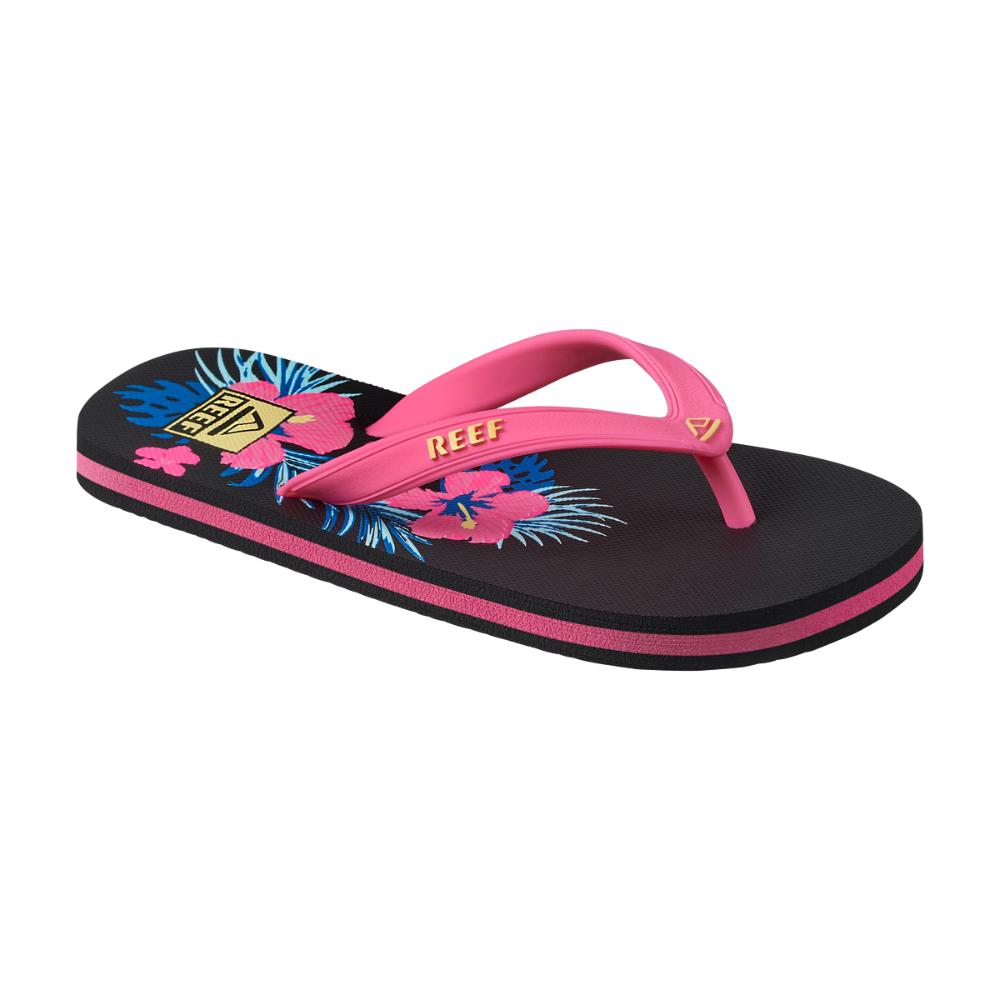 Sandalia Kids Seaside Print Neon Hibis