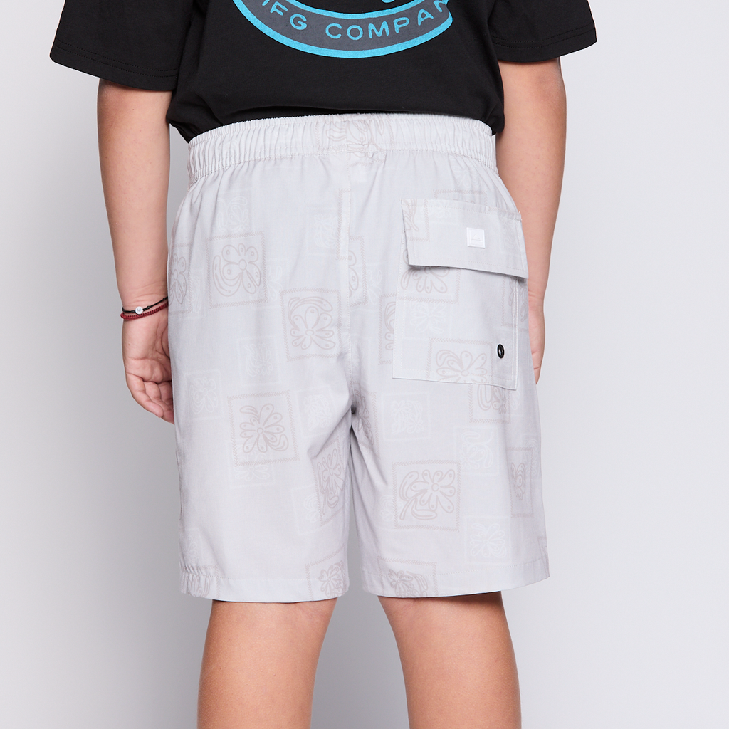 Traje de Baño Reef Kids Grey Flowers