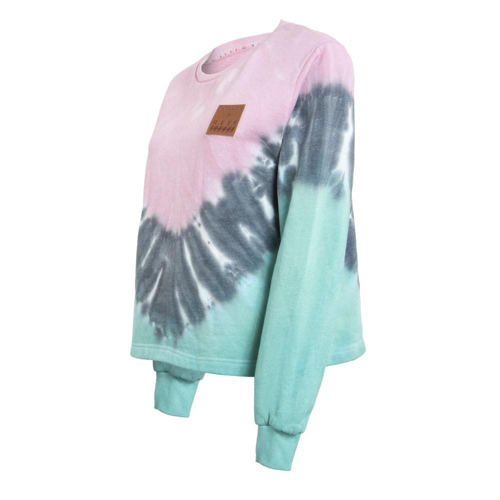 Poleron Women Crew Tiedye Pink Blue