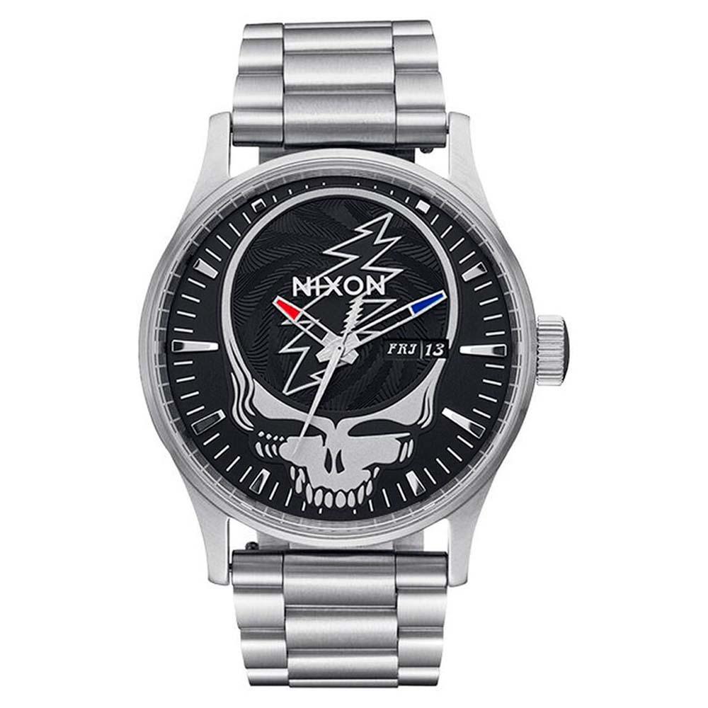 Reloj Grateful Dead Sentry St Black Silver Nixon