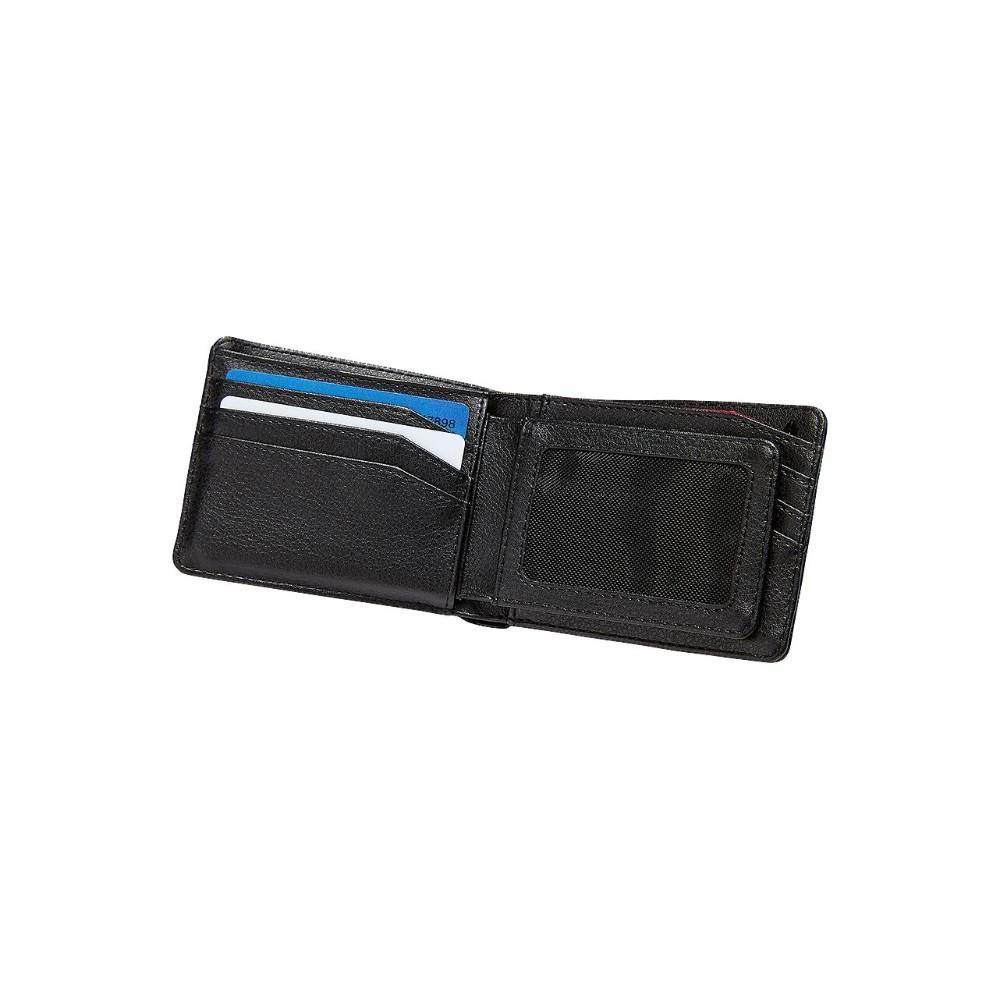 Billetera Nixon Pass Vegan Leather Black