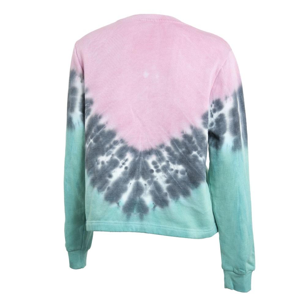 Poleron Women Crew Tiedye Pink Blue