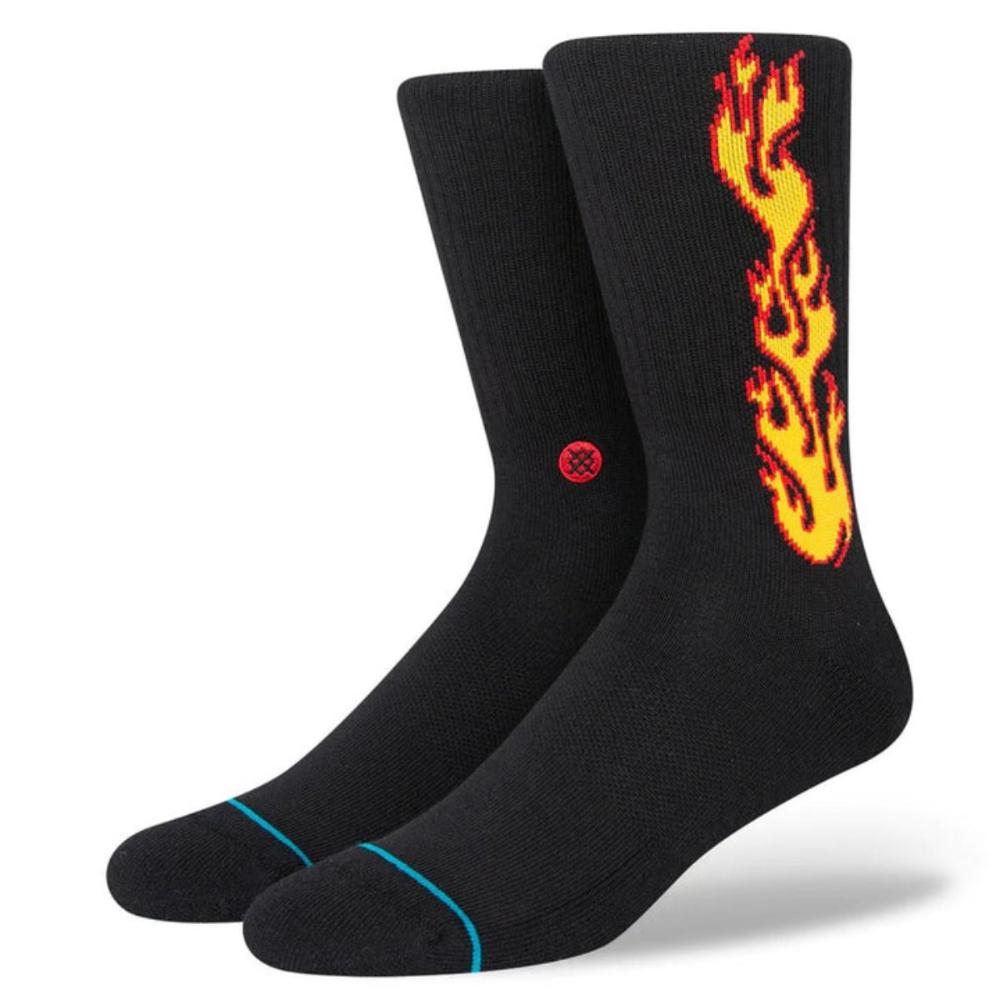 Stance Sock Men Flammed Black