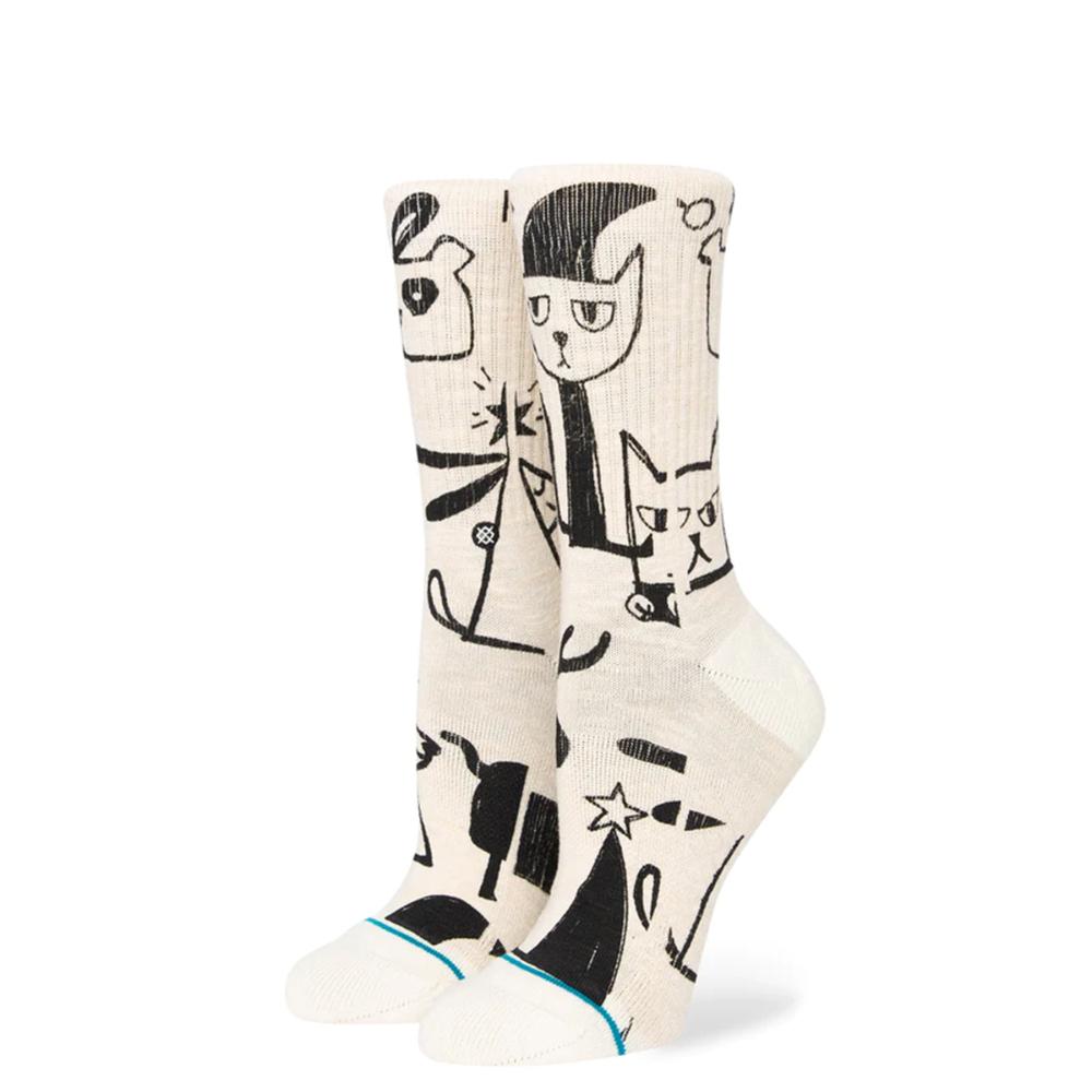 Stance Sock Women Christmas Bazaar Off White