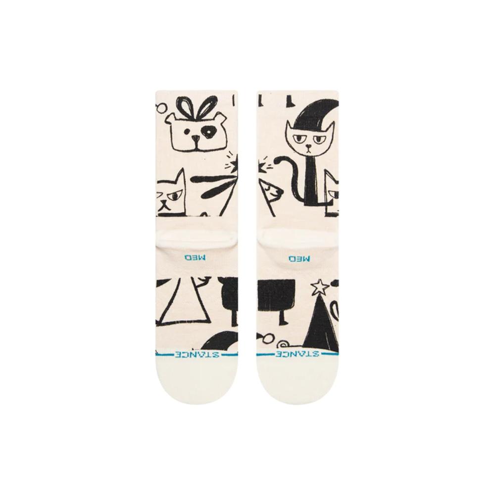 Stance Sock Women Christmas Bazaar Off White