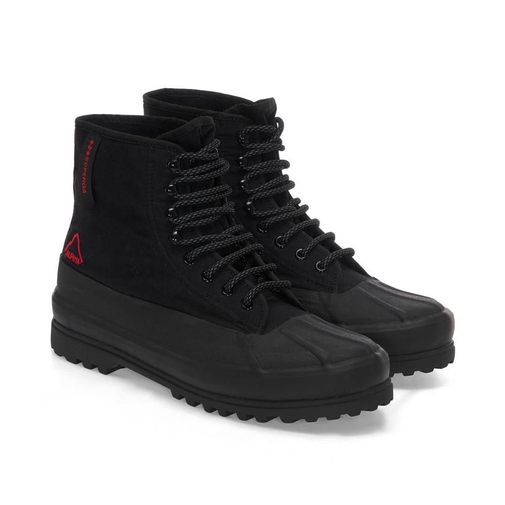 Zapatilla 2481 Alpina Ripstop Black Red