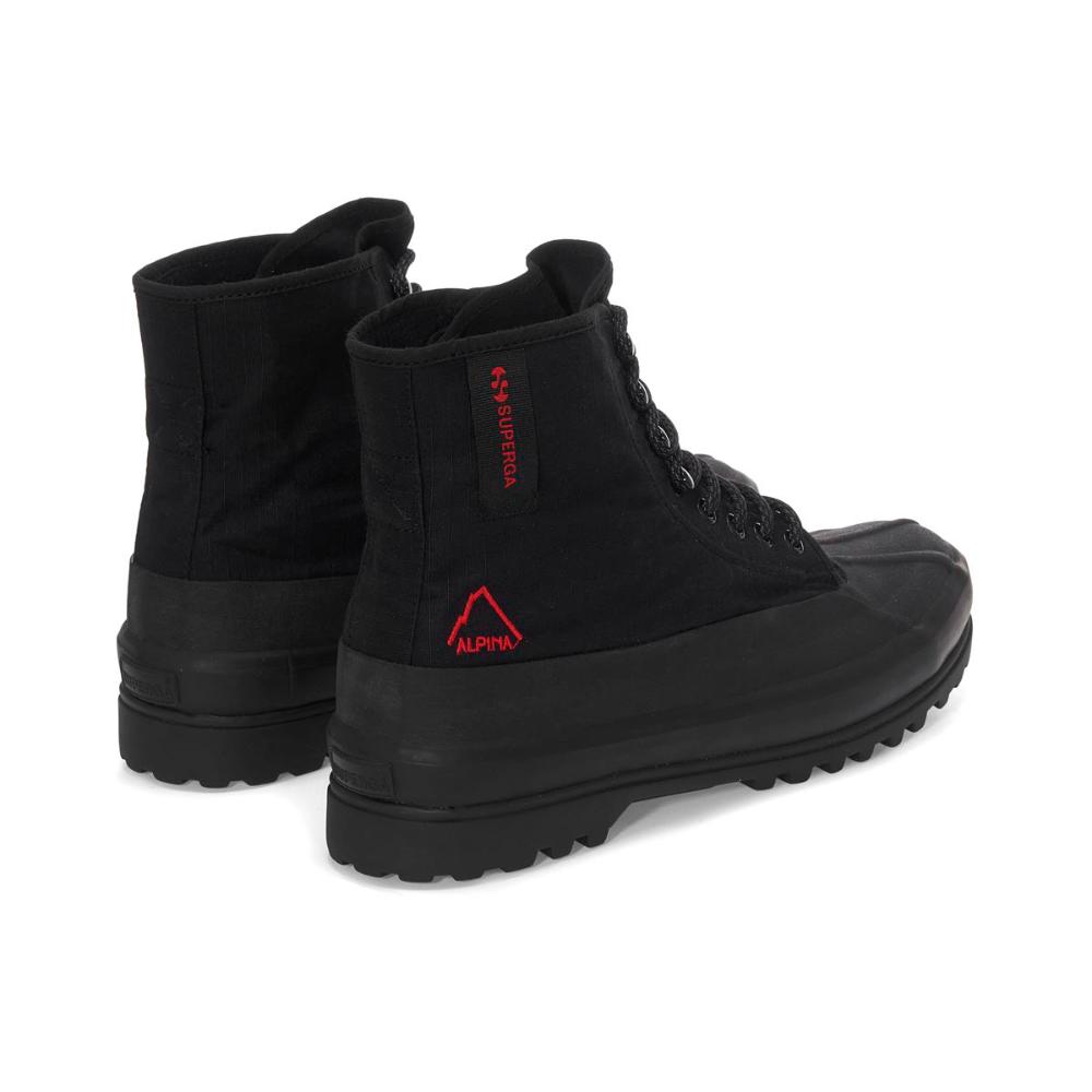 Zapatilla 2481 Alpina Ripstop Black Red