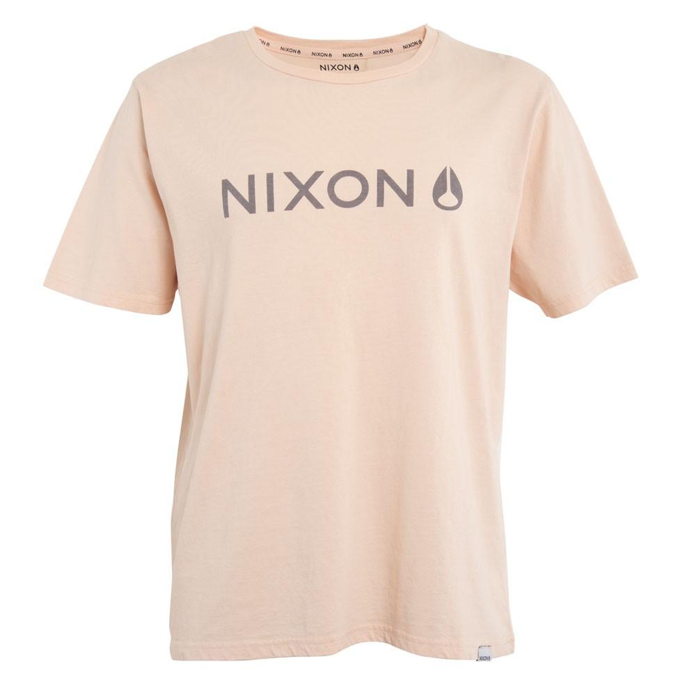 Polera Men Pale Pink Grey Logo Front