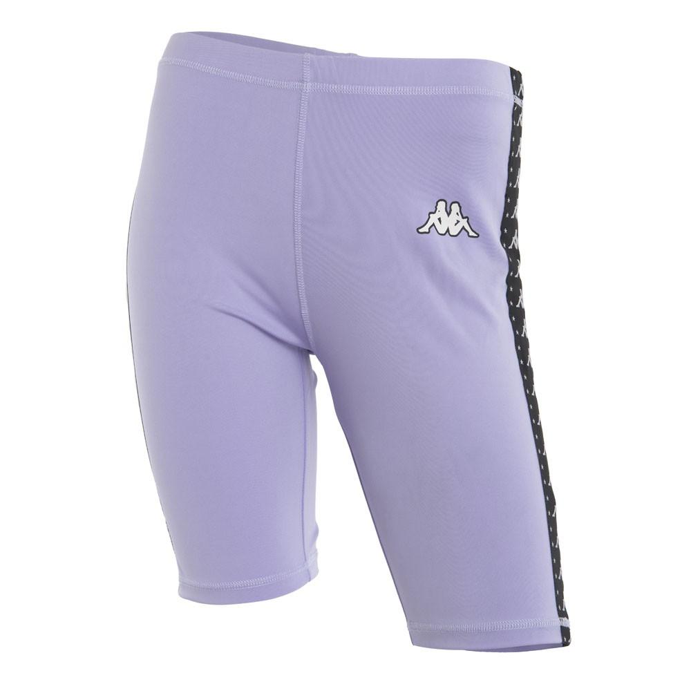 Calza Women Biker Lavender Banda Black