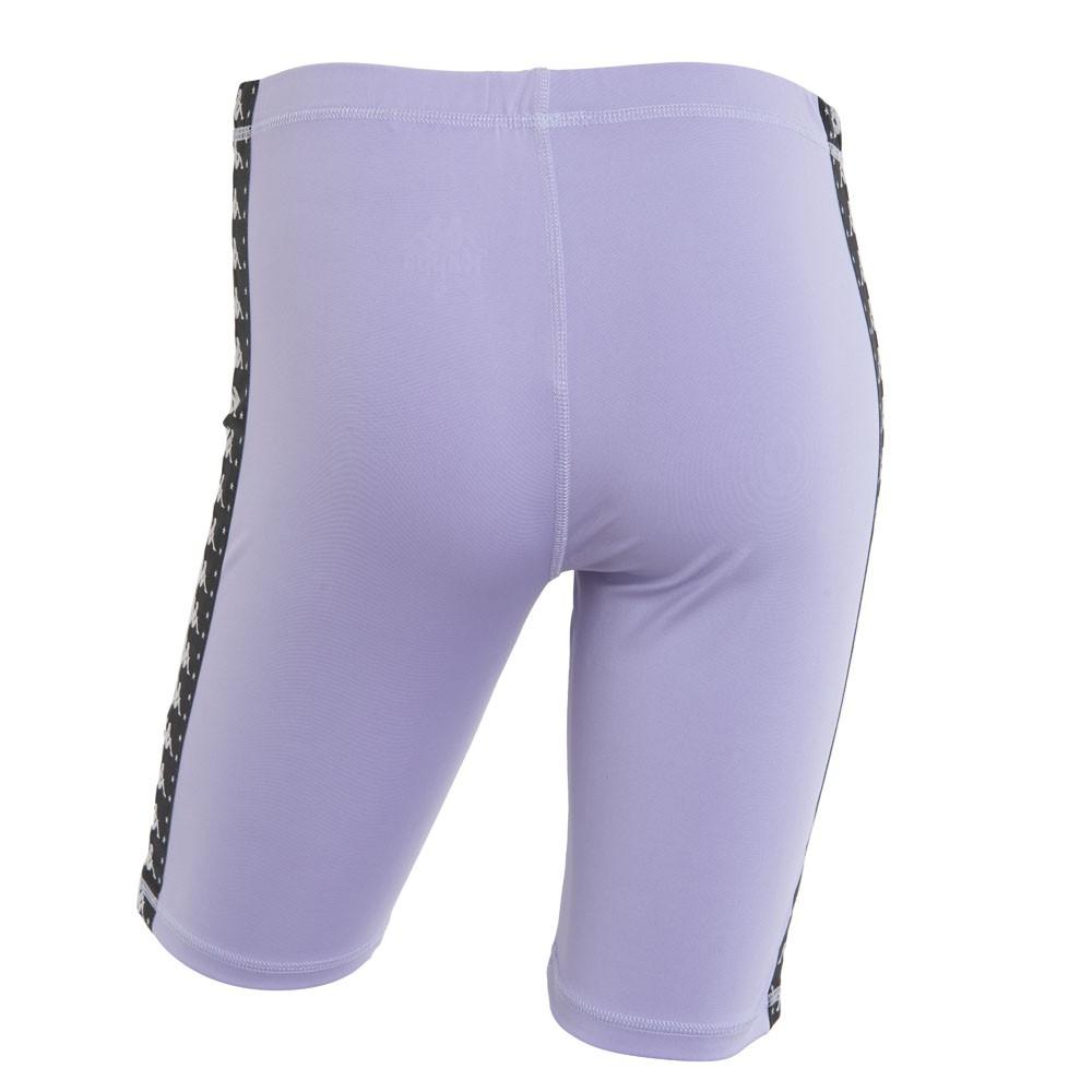 Calza Women Biker Lavender Banda Black