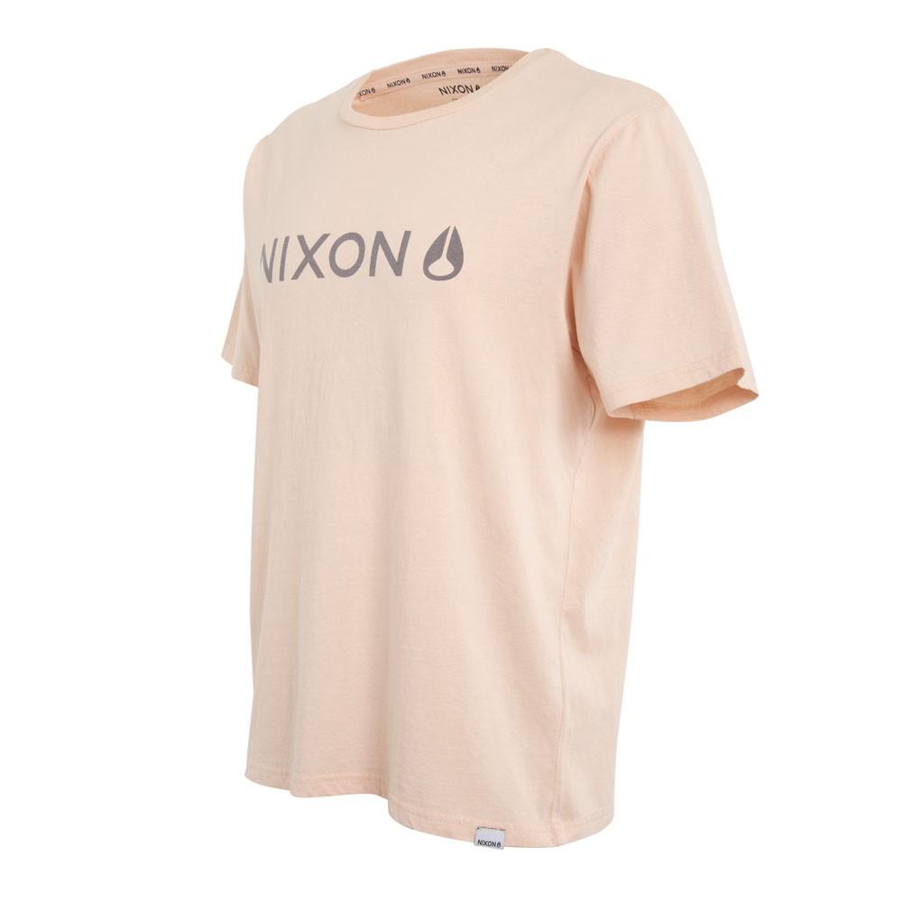 Polera Men Pale Pink Grey Logo Front