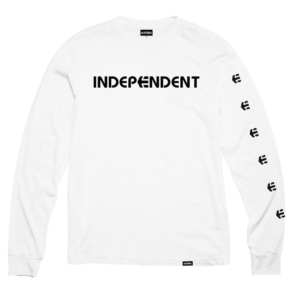 Polera Independent Manga Larga White