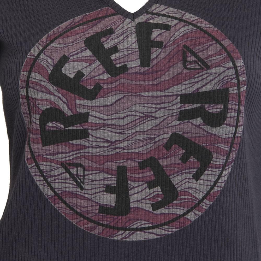 Polera Women Manga Larga Blue