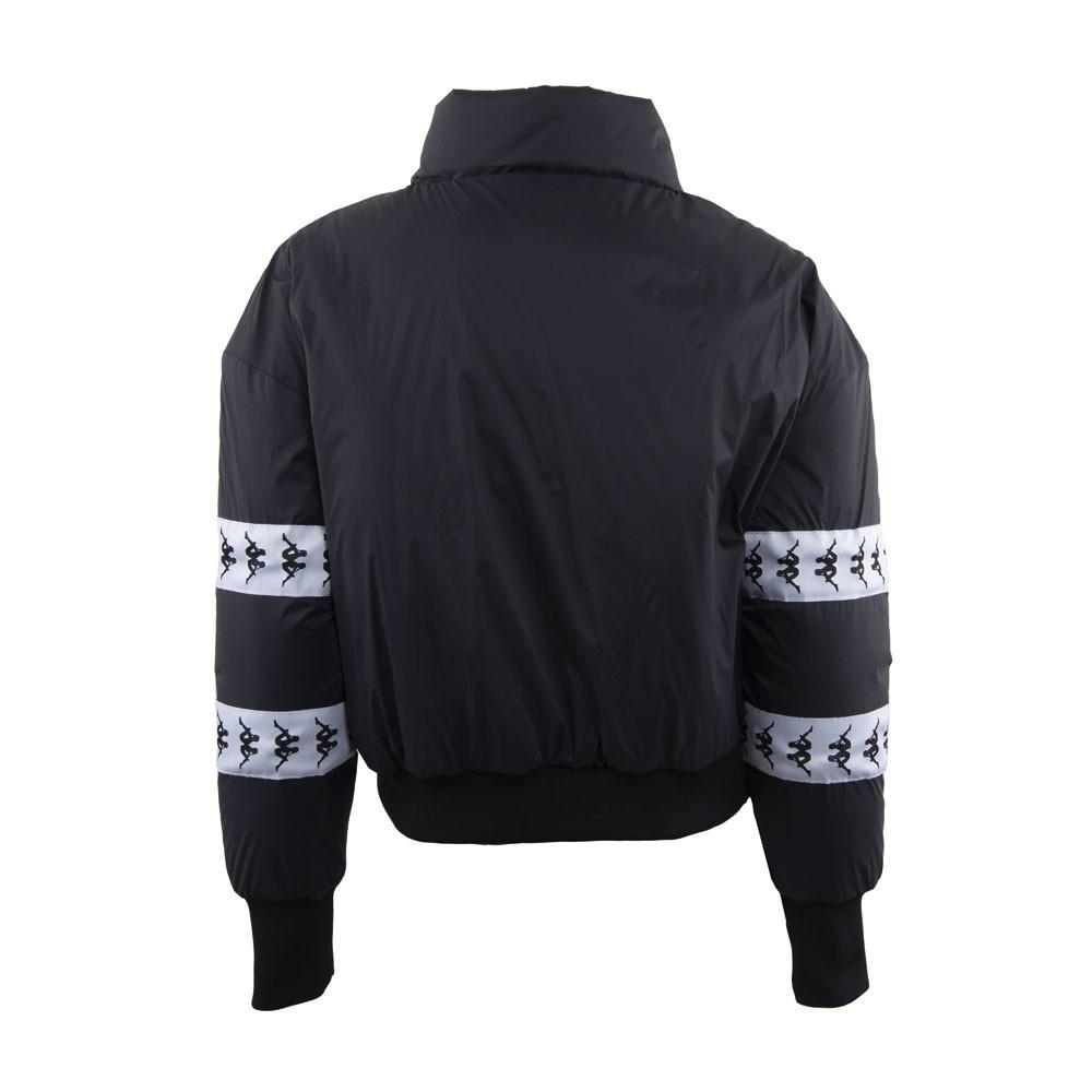 Parka Women Crop Black White