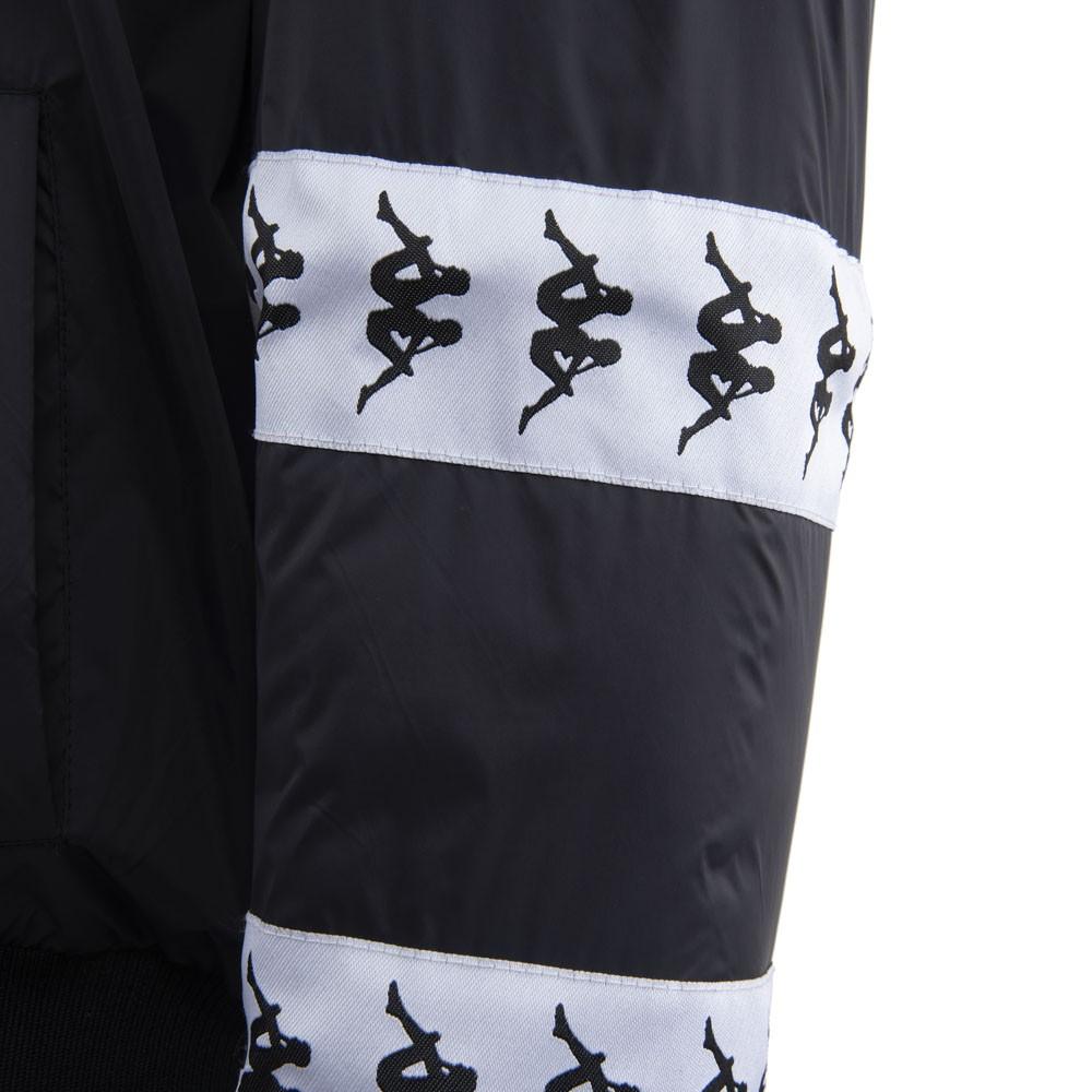 Parka Women Crop Black White