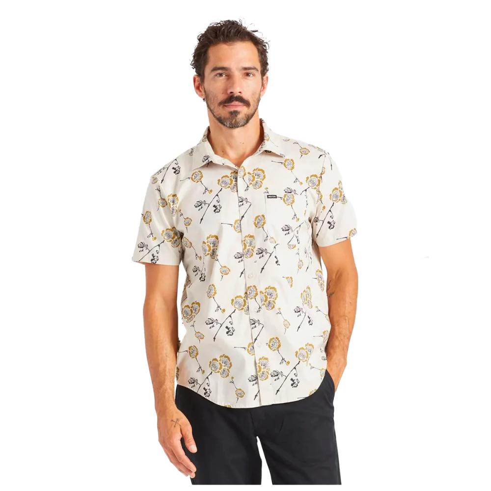 Camisa Manga Corta Men Charter Beige Floral