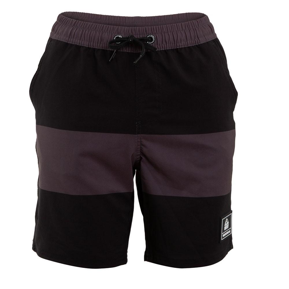 Traje de Baño Kids Strips Black Brown