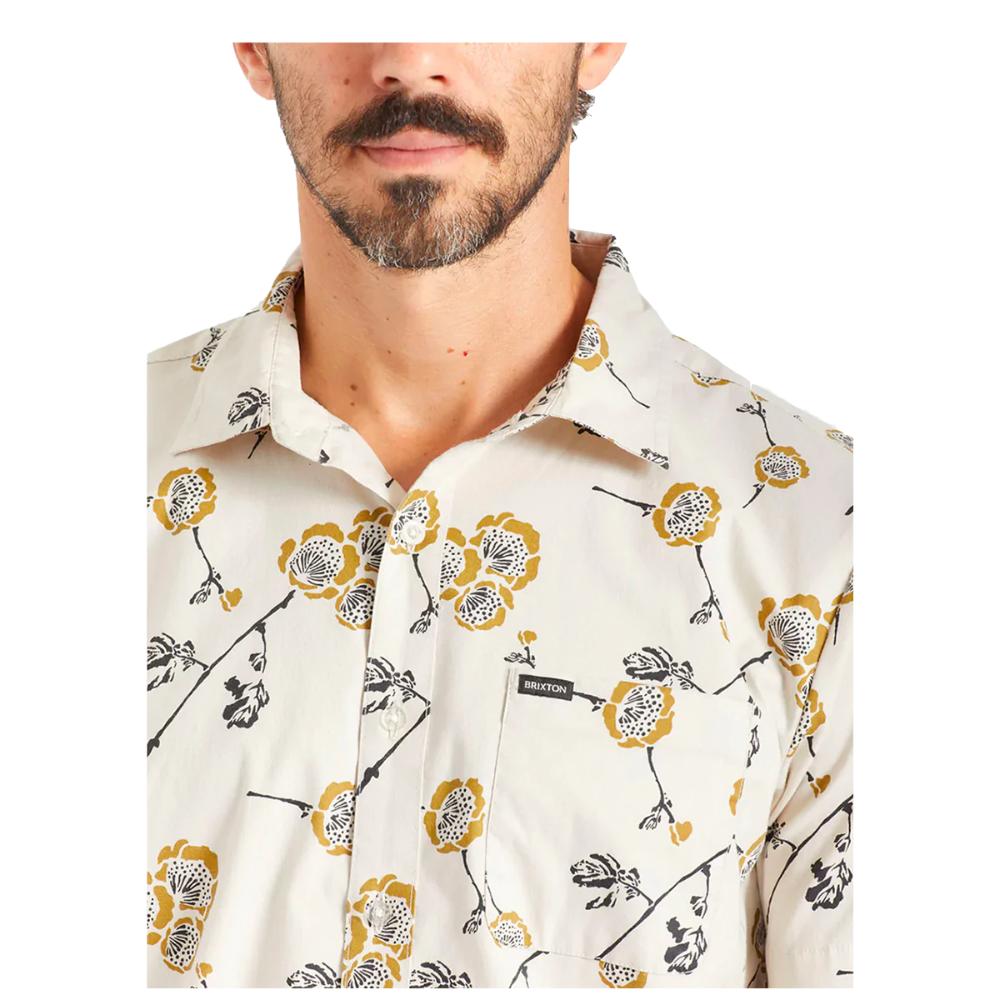 Camisa Manga Corta Men Charter Beige Floral