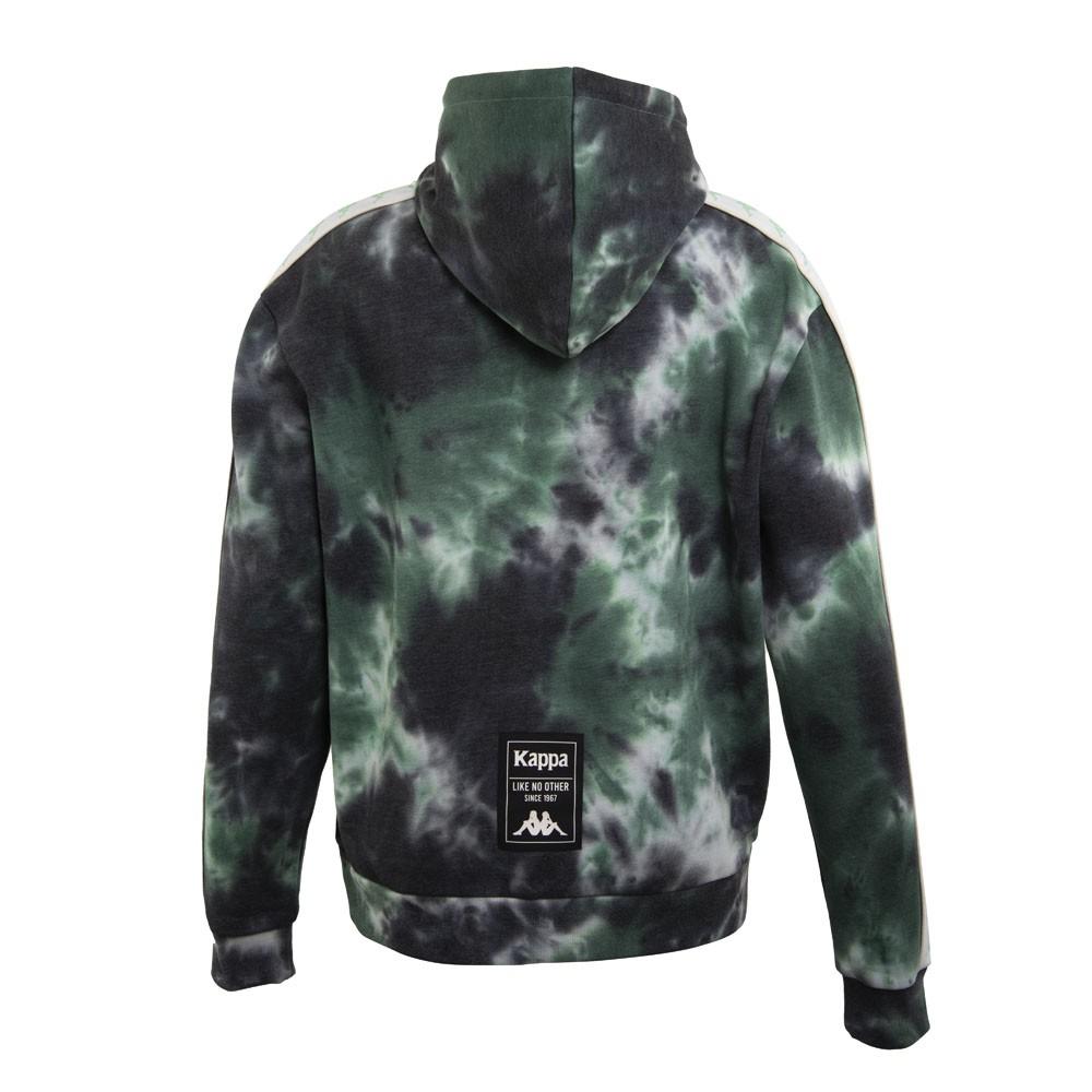 Poleron Men Full Zipper Tie Dye Smoke Green Black