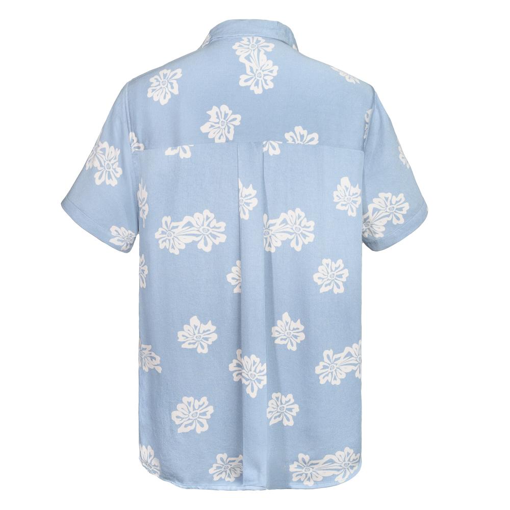 Camisas M/C Reef Hombre Azul Claro