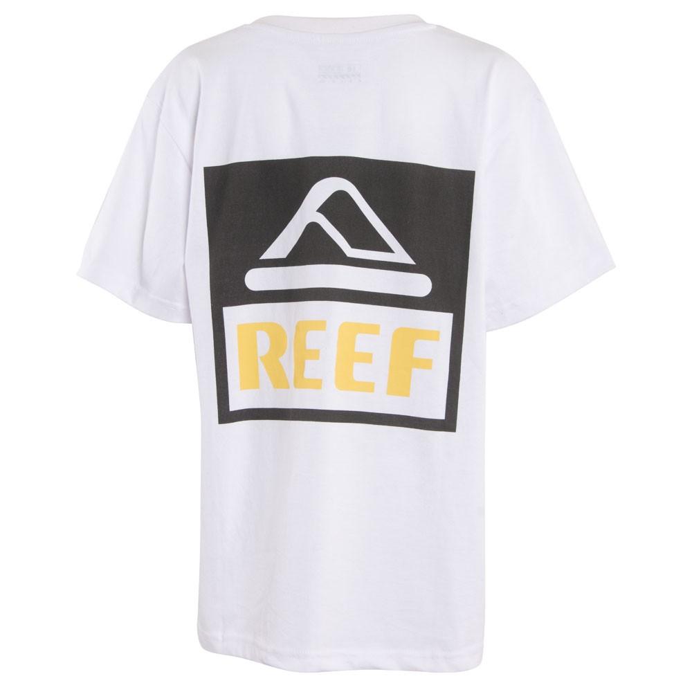 Polera Kids White Logo Black Back