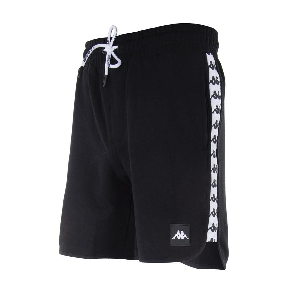 Short Negro Franja Blanca