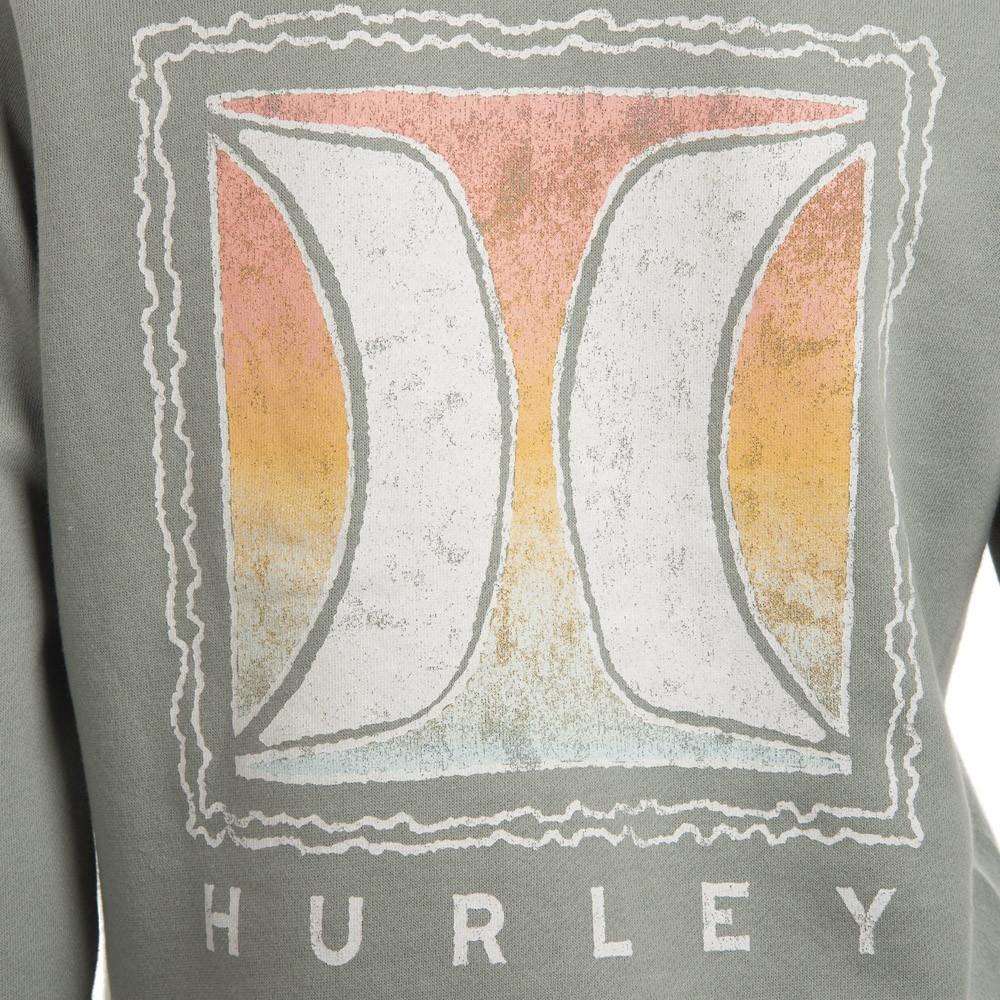 Poleron Crop Top Cloudy Two Cut Of Green Hurley