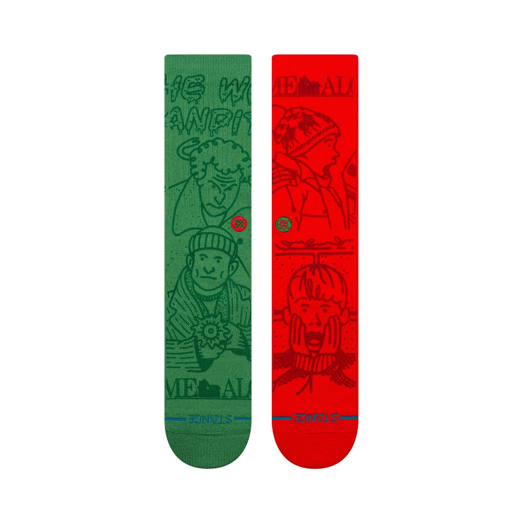 Stance Sock Home Alone Green Red