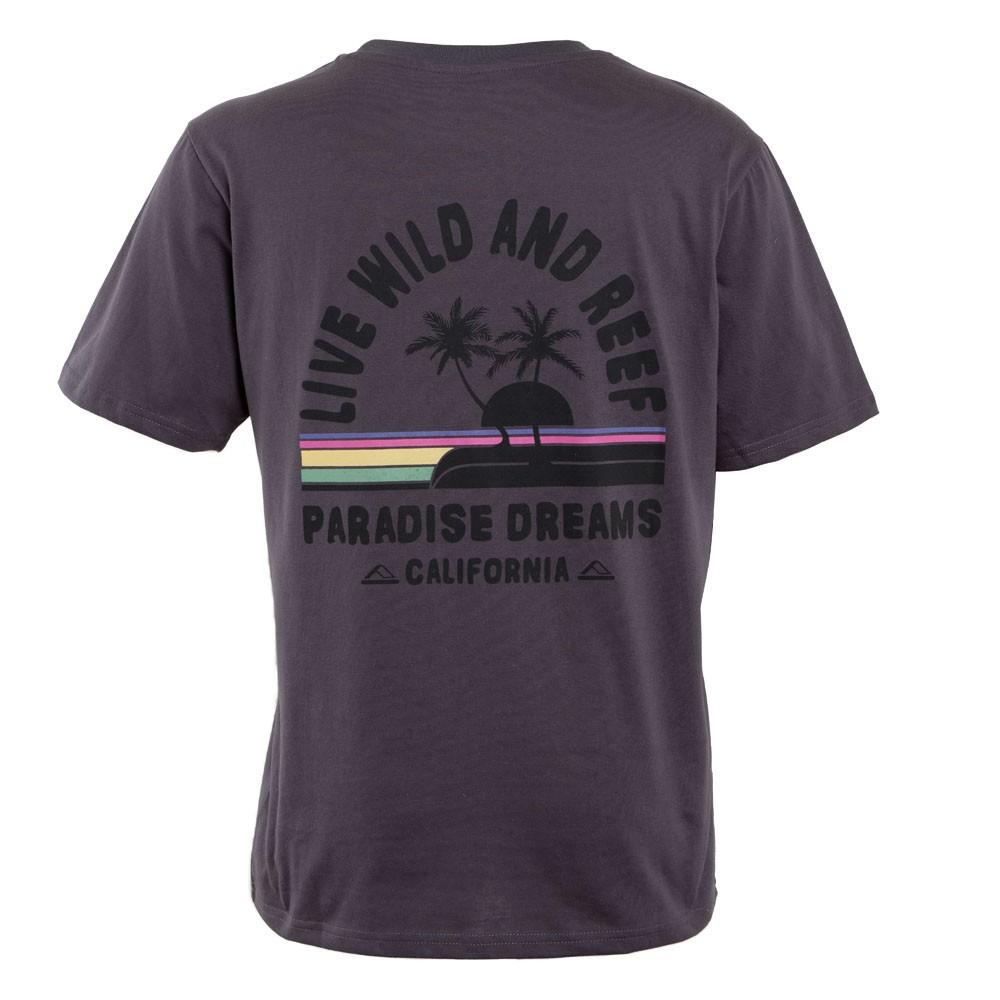 Polera Manga Corta Live Wild Gris