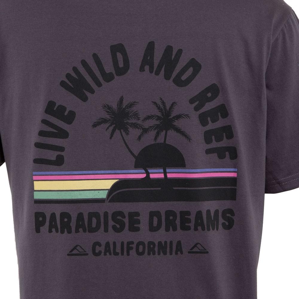 Polera Manga Corta Live Wild Gris