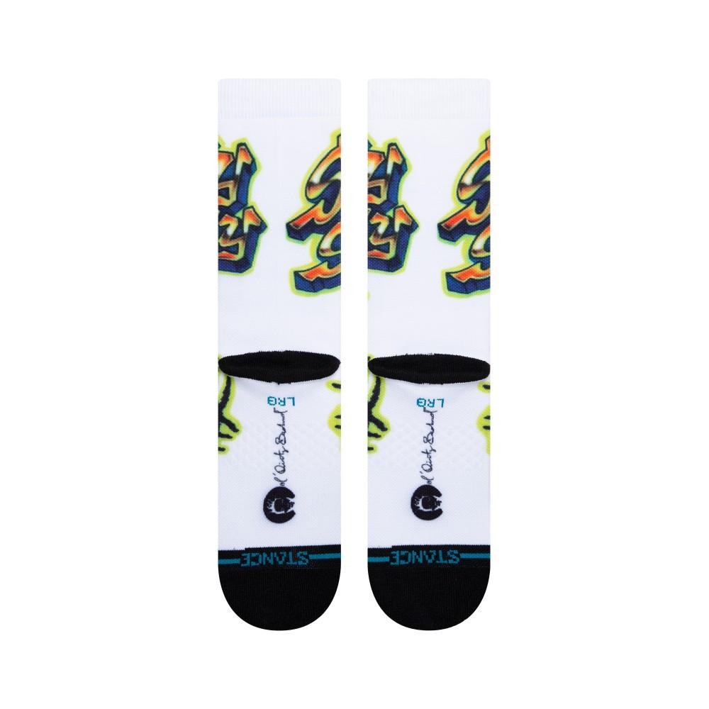 Stance Sock Shimmy Shimmy Ya White