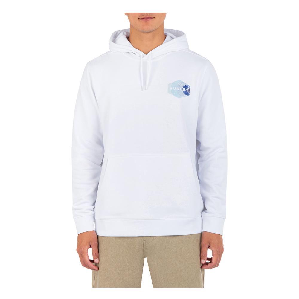 Poleron Hoodie Seaside Fleece White