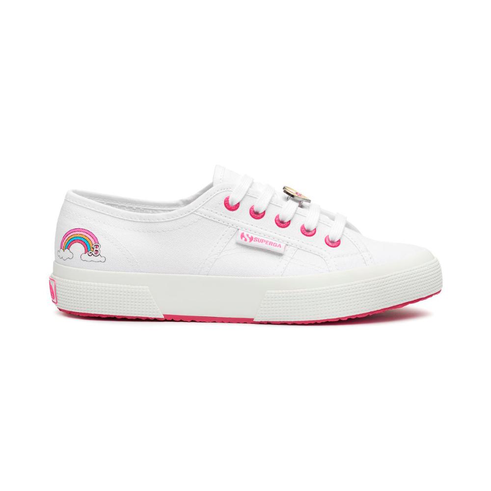 Barbie x Superga 2750 Zapatilla Movie Pins White Fuchsia